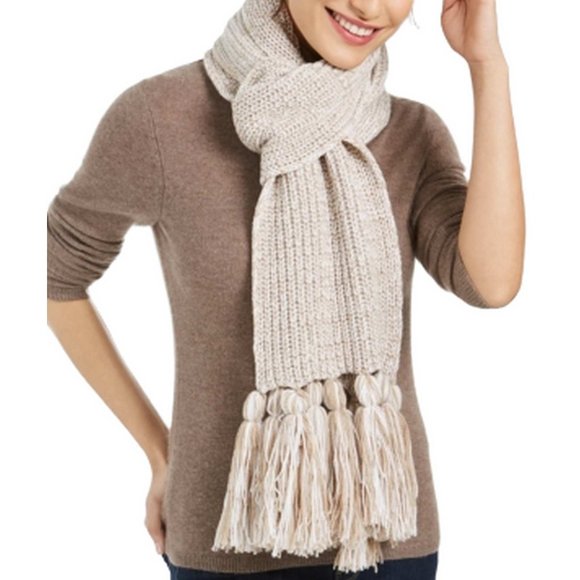 Calvin Klein Accessories - Calvin Klein Chunky Knit Marled Scarf (951)